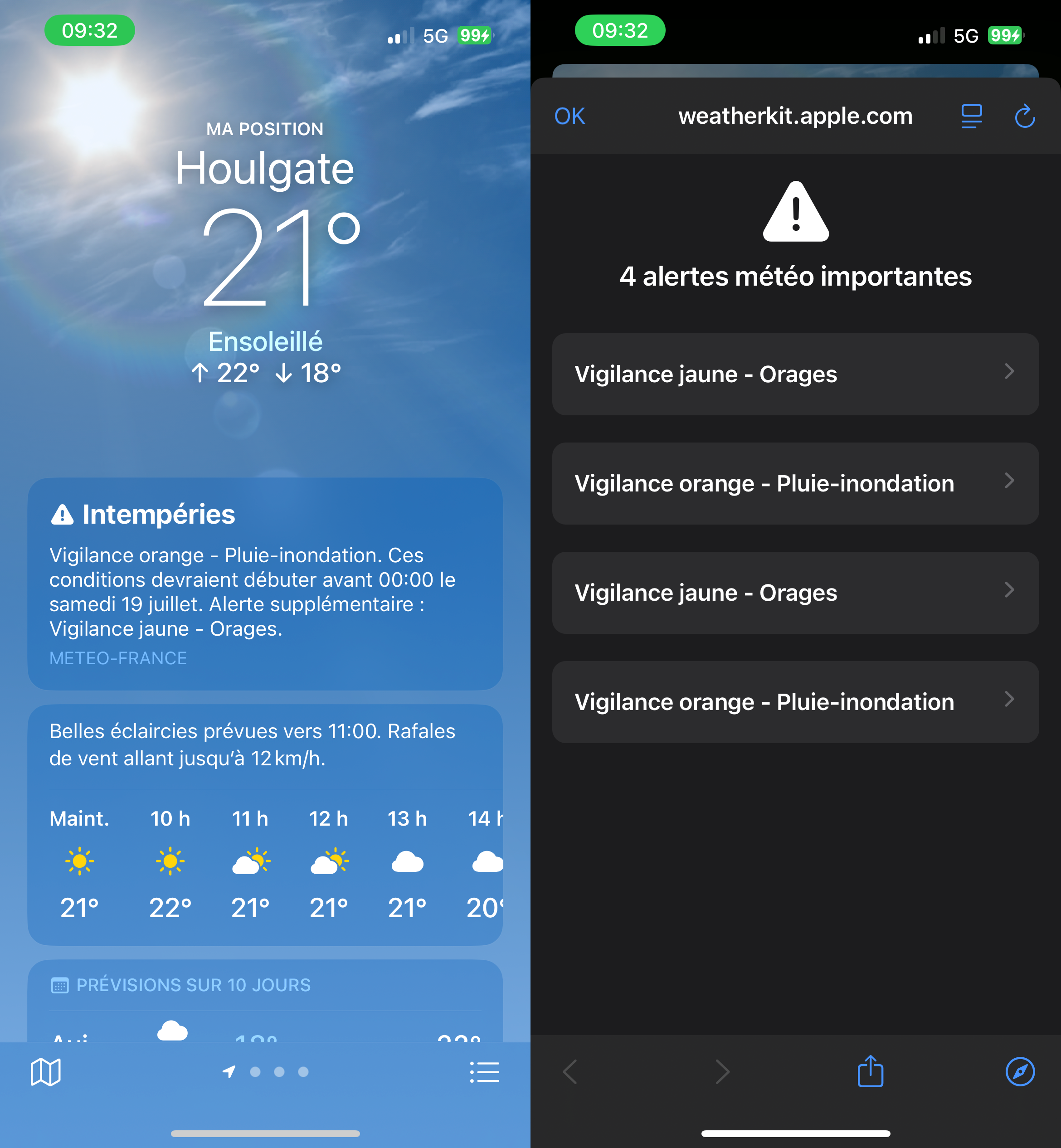 Alerte météo